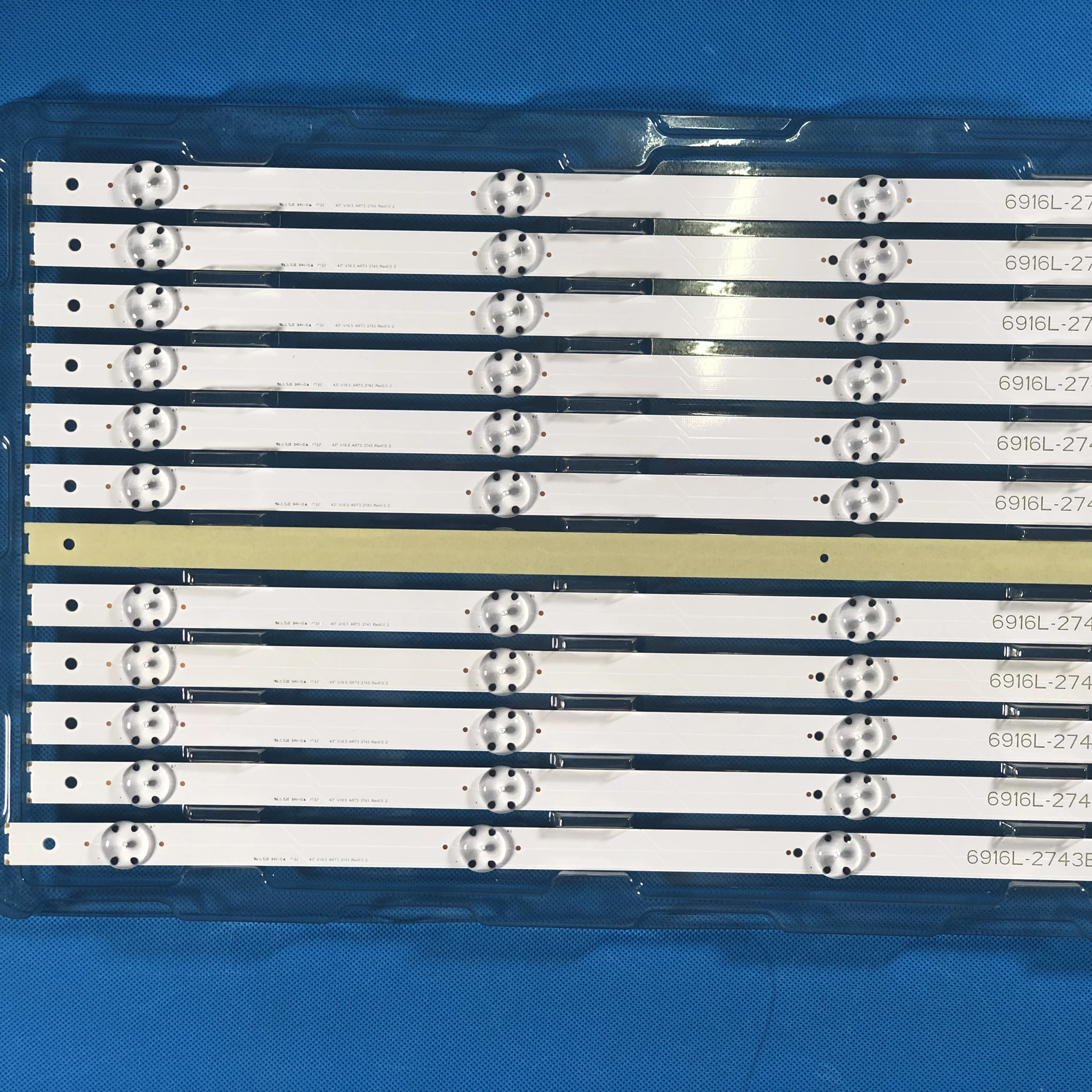 Светодиодный Подсветка лампа полосы для LG 4" V16.5 ART3 2744 2743 43lh5700 43UH603V 6916L-2744A 6916L-2743A LC430DGE FJ M2 a1 43lh590v