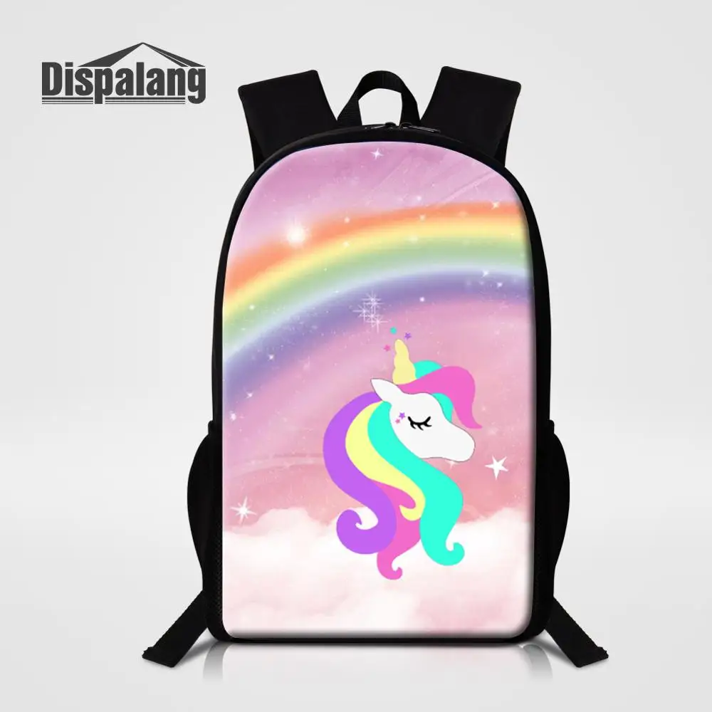 Sac A Dos Единорог единорог мультфильм животных для женщин Девушка Рюкзак для школы 16 дюймов Начальная студентка Bookbag дети рюкзак Mochilas - Цвет: Backpack17