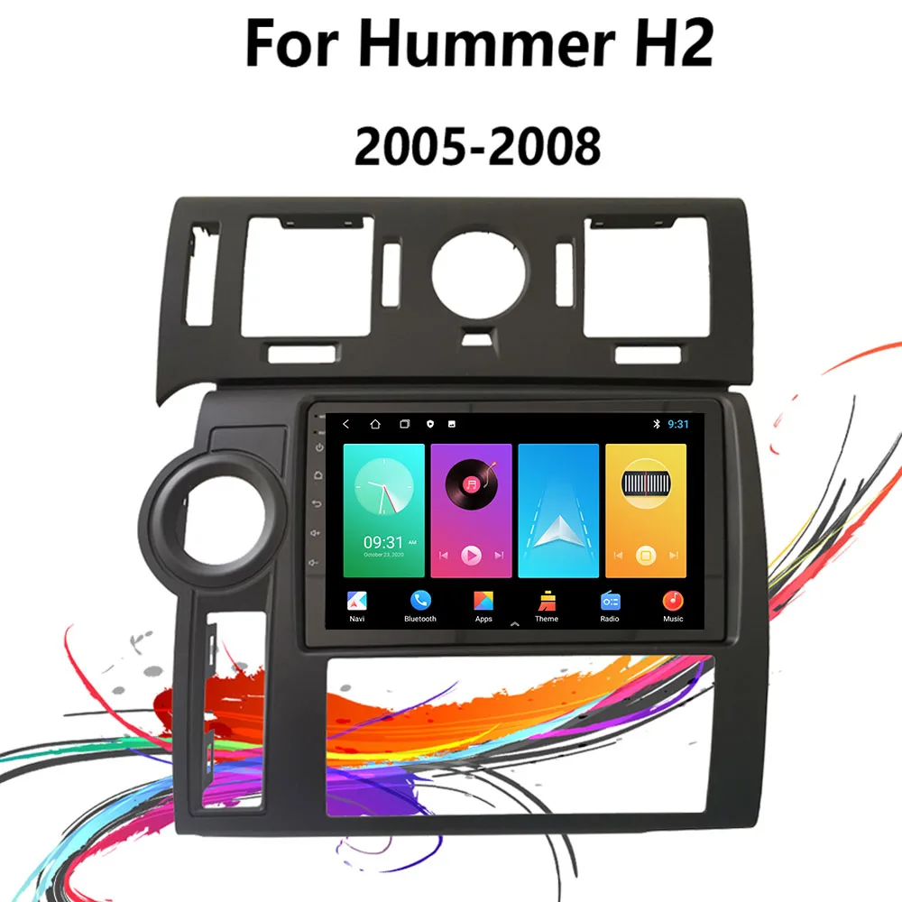 Автомагнитола 2 Din Android для Hummer H2 2005-2008 Wi-Fi GPS-навигация FM HD видеоплеер головное
