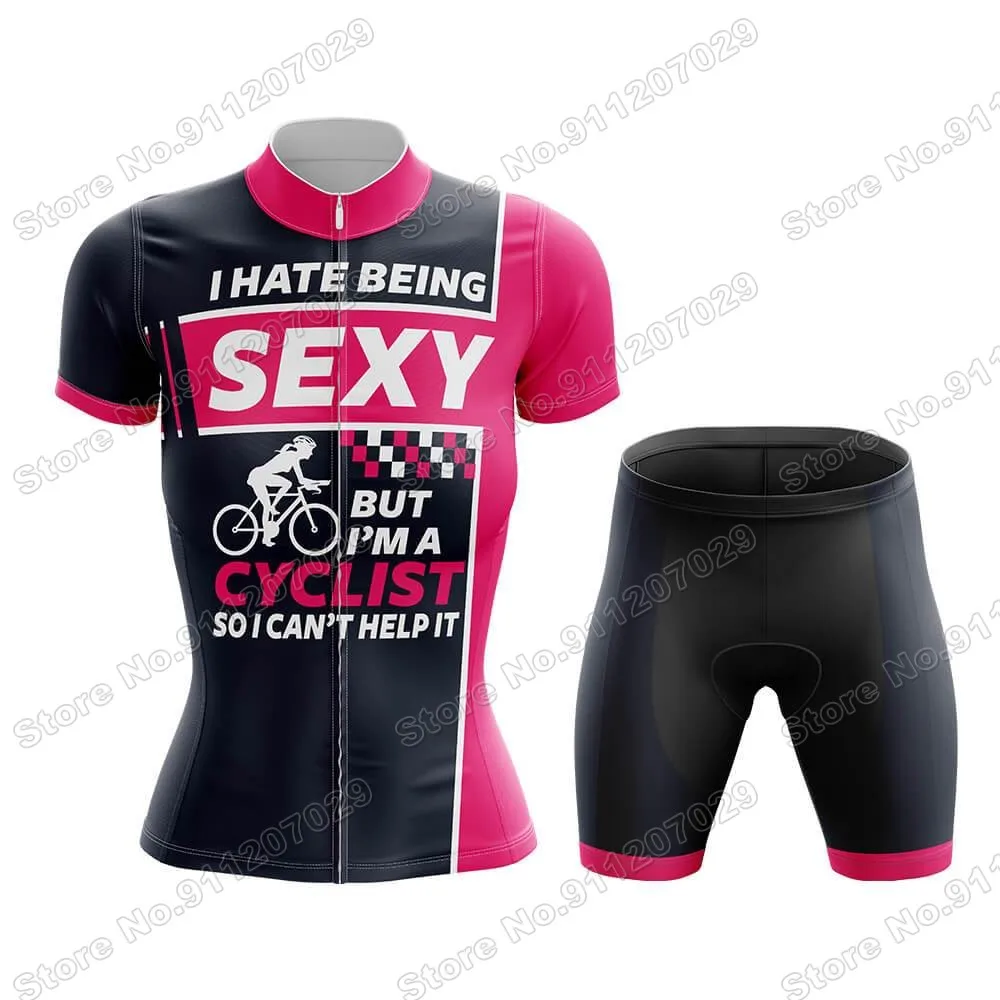 Sexy Cyclist Women 2021 Cycling Jersey Set Summer Clothing Road Bike
