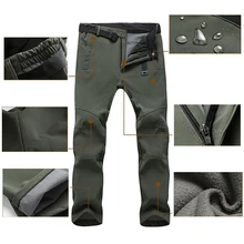 Новые женские мужские унисекс парные уличные теплые зимние спортивные походные брюки размера плюс L-3XL предметы домашнего обихода