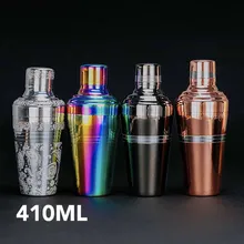 410 мл японский стиль нержавеющая сталь шейкер для коктейлей бармен инструмент