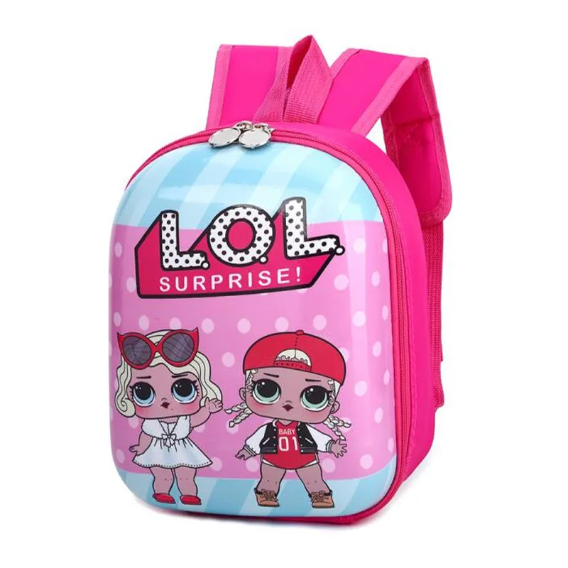 LoL Surprise Series Cute LoL Dolls Pattern Eggshell School Bag Backpack Kindergarten Travel Necessary Children Birthday Gifts