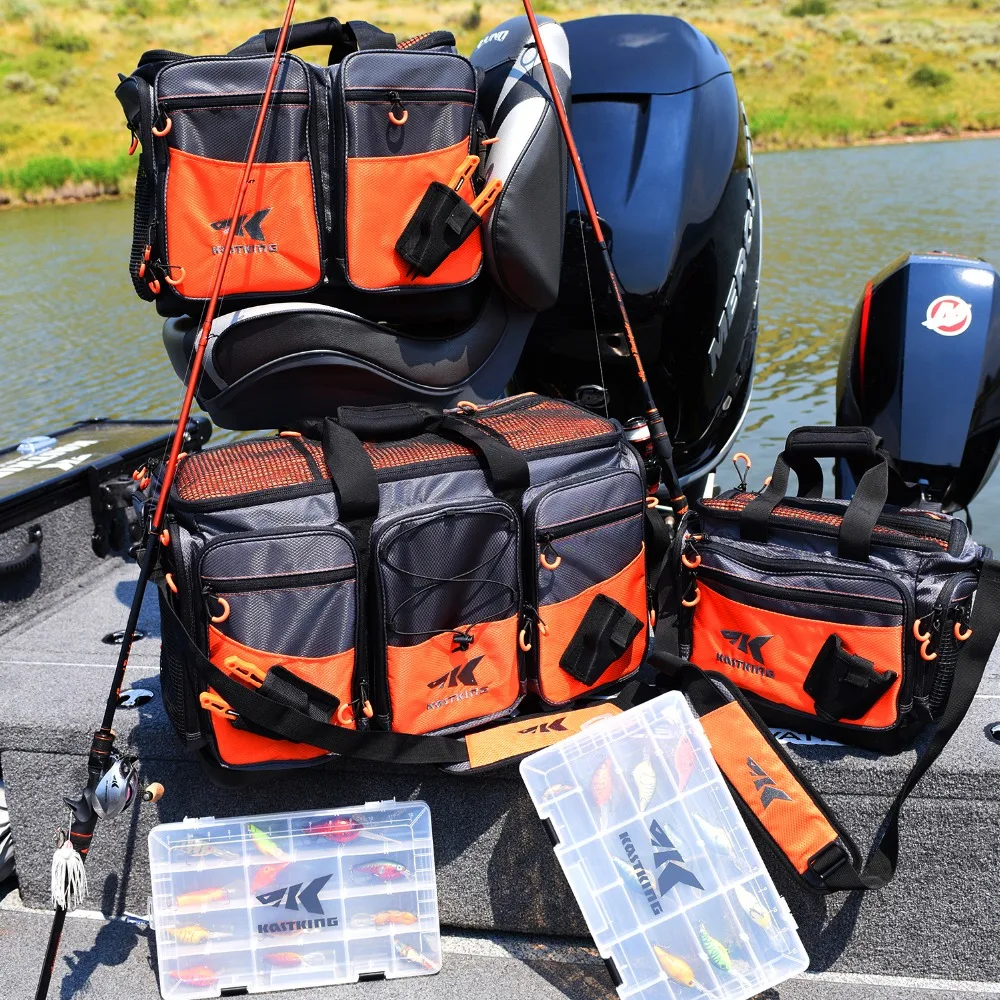 KastKing Fishing Bag Large Capacity Multifunctional Lure Waterproof Tackle Bag Outdoor Pick Up Fishing Boxes Plier Storage • FISHISHERE