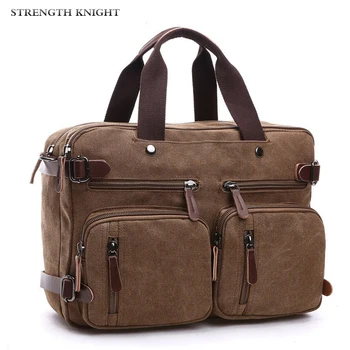 

Laptop Shoulder bags Men's Handbags Canvas Messenger Bags Multifunction Men's Shoulder Briefcase Leisure Travel Handbag