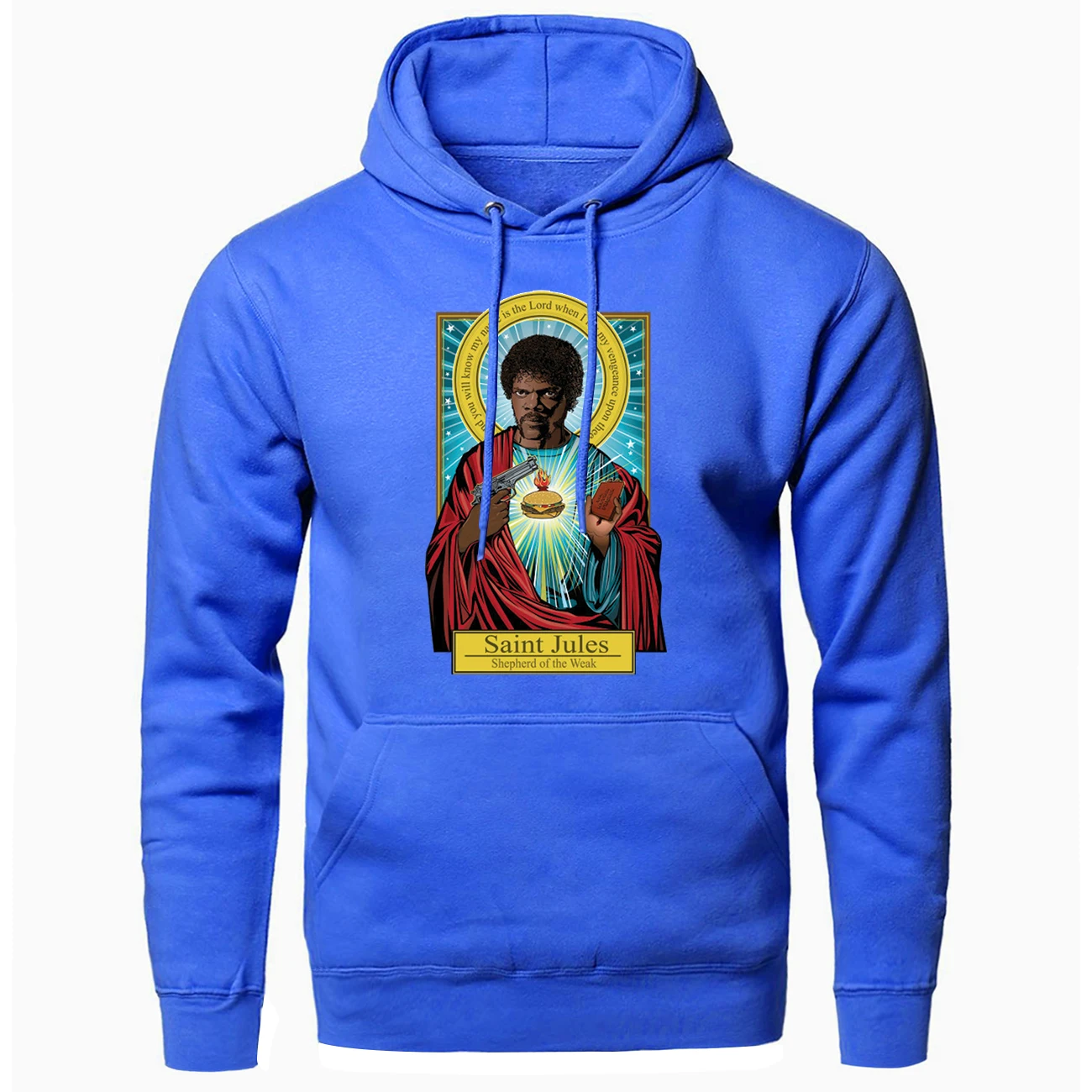 

Pulp fiction Men hooded tracksuit jacket 2019 spring autumn trend pullover coat fleece handsome sweatshirt long-sleeved outwear