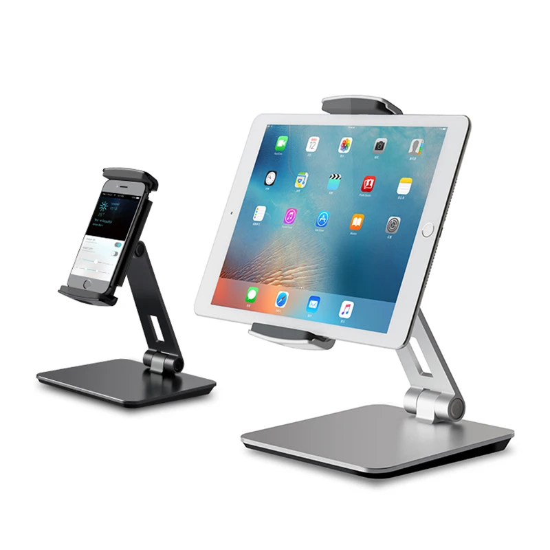 

Adjustable Tablet Holder Aluminum Alloy Phone Bracket Foldable 360 Swivel for iPhone iPad SD998