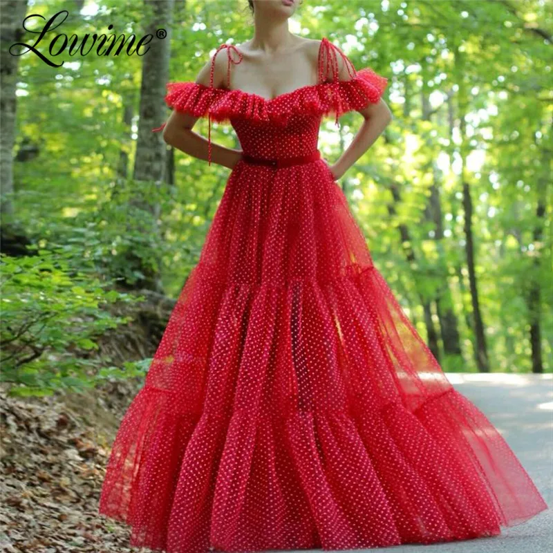 

Red Prom Dresses 2019 New Custom Vestido De Festa Islamic Dubai Saudi Arabic Evening Gowns A Line Sexy Wedding Party Dress