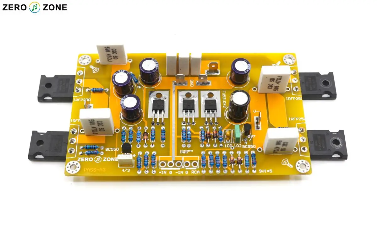 

PASS A3 single-ended Class A power amplifier 30W+30W supports balanced and unbalanced input (finished board)