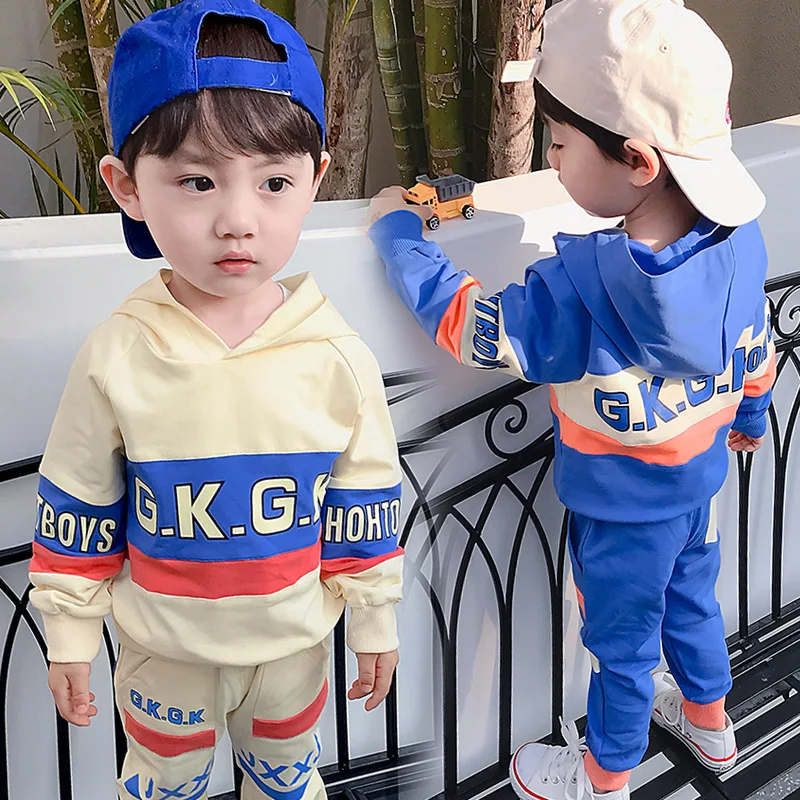 

BOY'S Suit 2020 Spring And Autumn New Style Korean-style Children Western Style Casual Two-Piece Set Baby Handsome Sports Set of