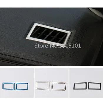 

Car Garnish Trim Stainless Steel Front Air Condition Outlet Vent 2pcs For Toyota Corolla Altis 2017 2018 2019