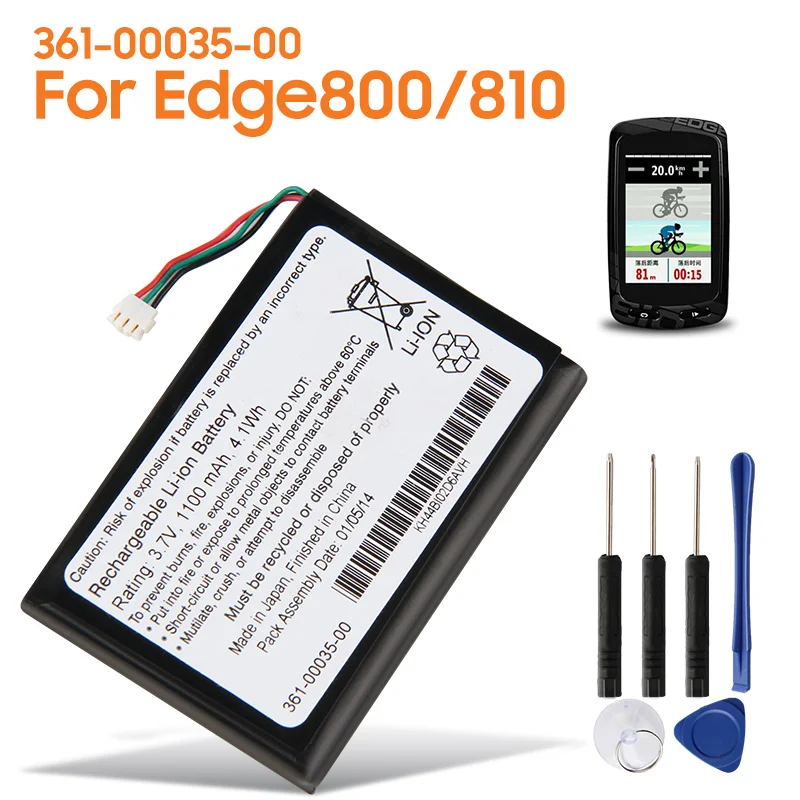 Original Replacement Battery For Garmin Edge 800 810 Authentic Battery 1100mah Mobile Phone Batteries Aliexpress