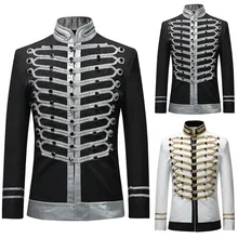 WENYUJH 2019 Male Single Breasted Suit Jacket Men Military Stage Suit Fashion Drama Costume Party Blazer Hommes Plus Size New