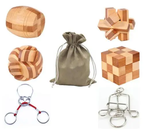 Premium Wooden Brain Teaser Puzzle Game