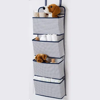 

Wall-mounted Storage Bag Removable Multi-Storey Hanging Bag Behind The Door Toy Key Finisher High Capacity Sundries Organizer