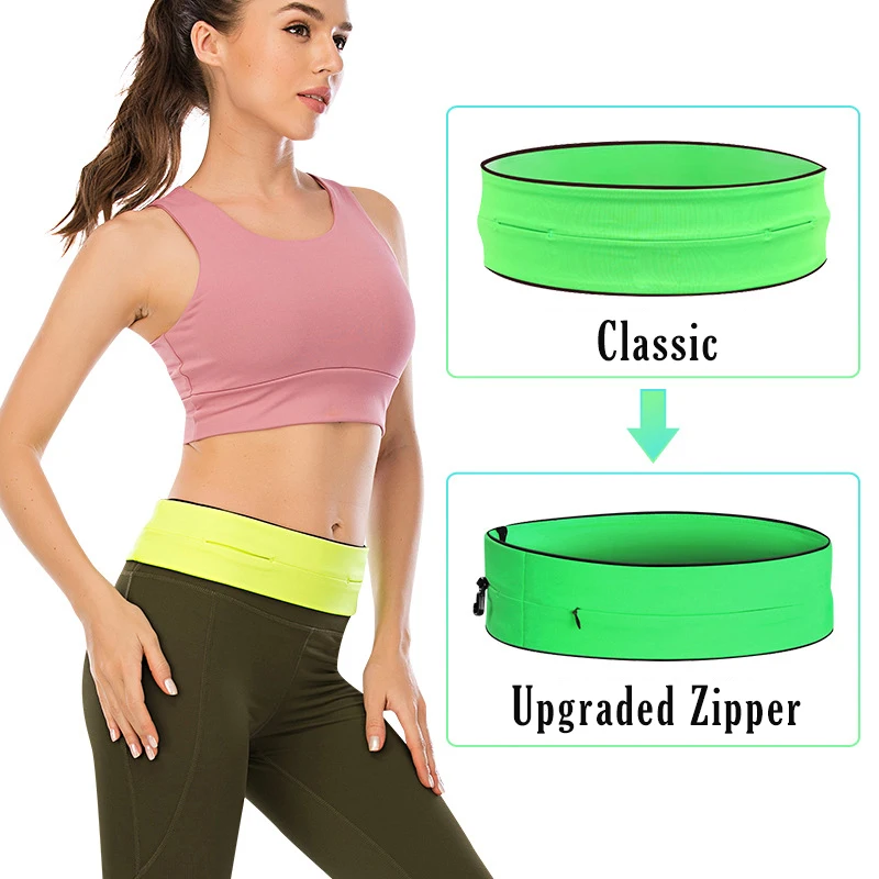 QUESHARK Invisible Running Waist Bag Anti-theft Mobile Phone Bag Outdoor Sports Fitness Cycling Belt Bag For 7.2 inch Phones 3