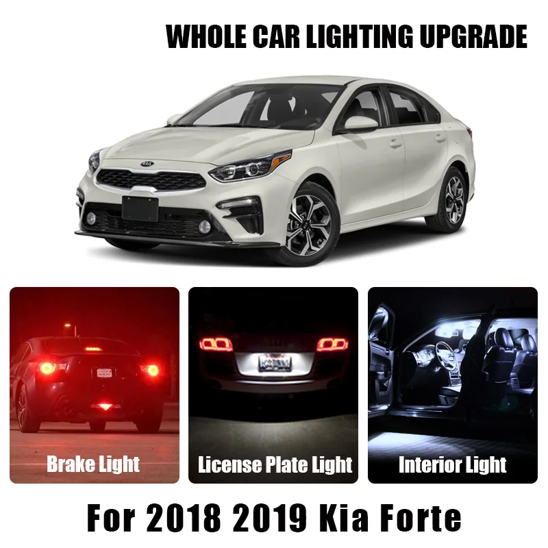 Автомобильные светодиодные лампы стоп сигнал фонарь заднего хода для Kia Forte 2018