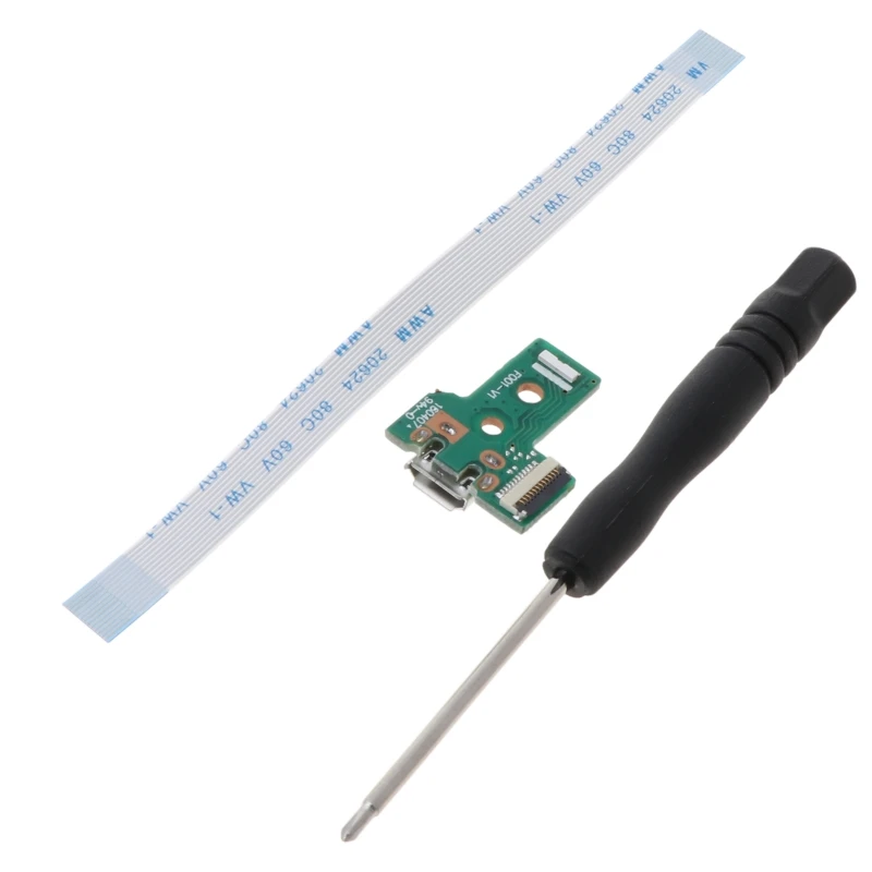 

Circuit Board Slim USB Charging Plate Controller Socket Port JDS-030 12 Pin Flexible Power Cable Replacement Parts for sony 4