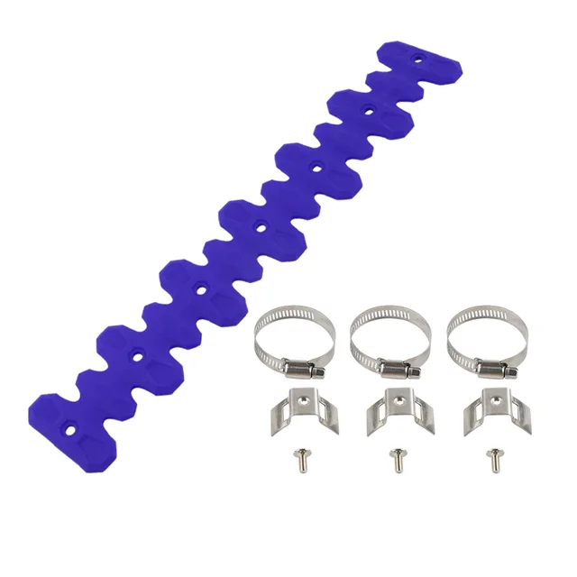 4 Stroke Exhaust Pipe Guard Protector Cover For Husqvarna FC FE 250 350 450 501 For KTM HUSABERG SHERCO YAMAHA HONDA BETA SUZUKI Blue