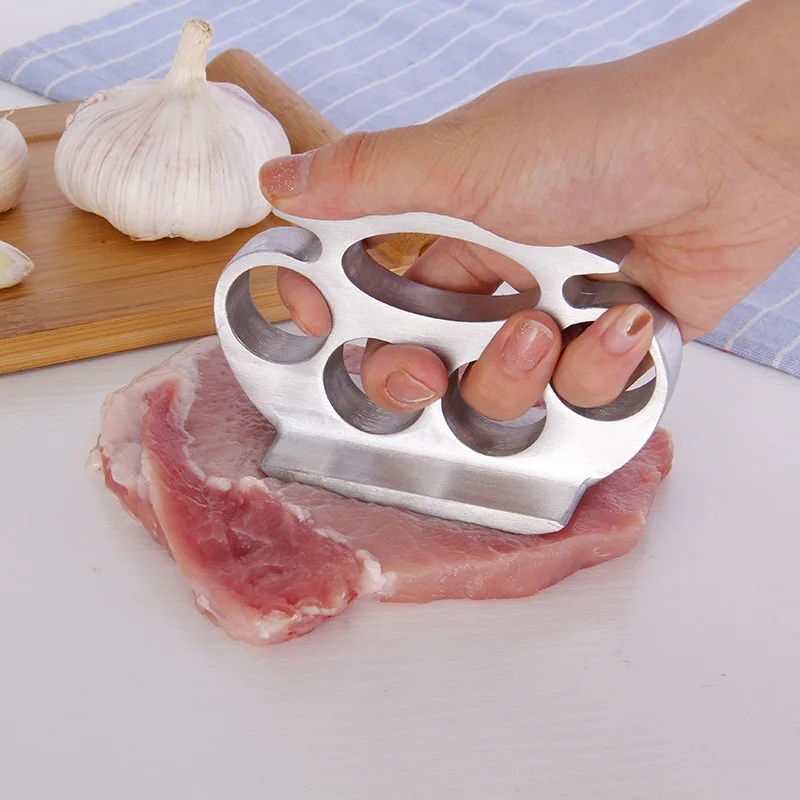Стиль бытовой цинк, алюминий сплав ручной мясной Tenderiser металлический стейк из свинины хит молоток для мяса, стейка тендеризаторы оптом