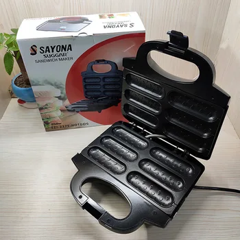 

Home Breakfast Maker Barbecue Roast Sausage Machine HOTDOG MAKER Hamburger Machine Sandwich Electric Baking Pan