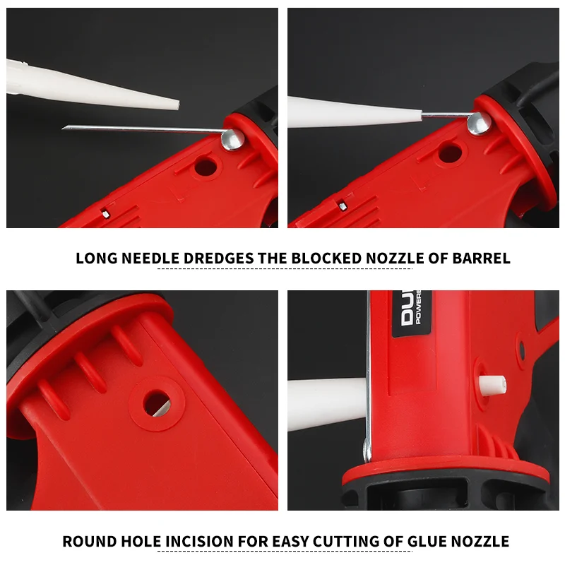 New Style Multifunctional Manual Caulking Gun Glass Glue Guns Paint Finishing Tools Glue Seals for Doors and Windows 2
