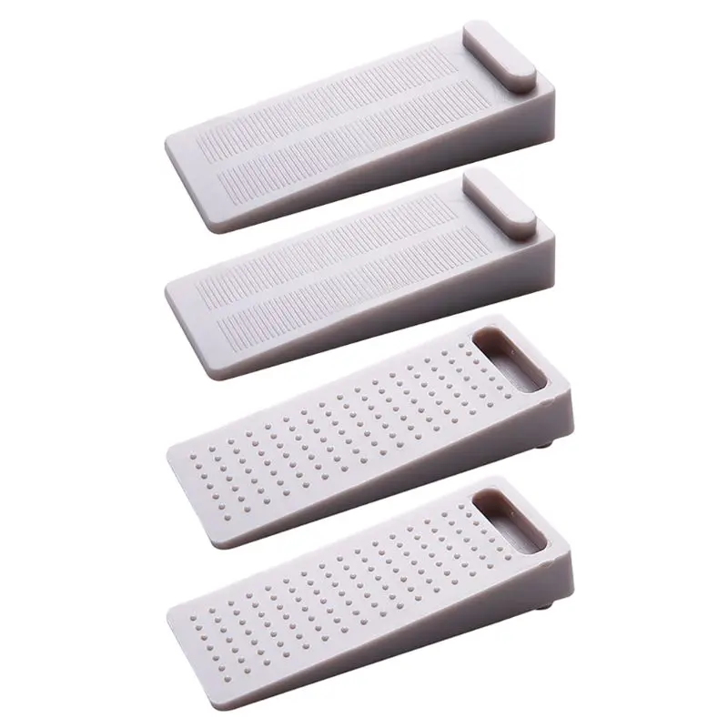 

Door Hold Stops, Stop Door to Floor, Anti-slip Rubber, Without Bore Drill, Block Stop Door on Tile Floor Mat in Wood and Lamin