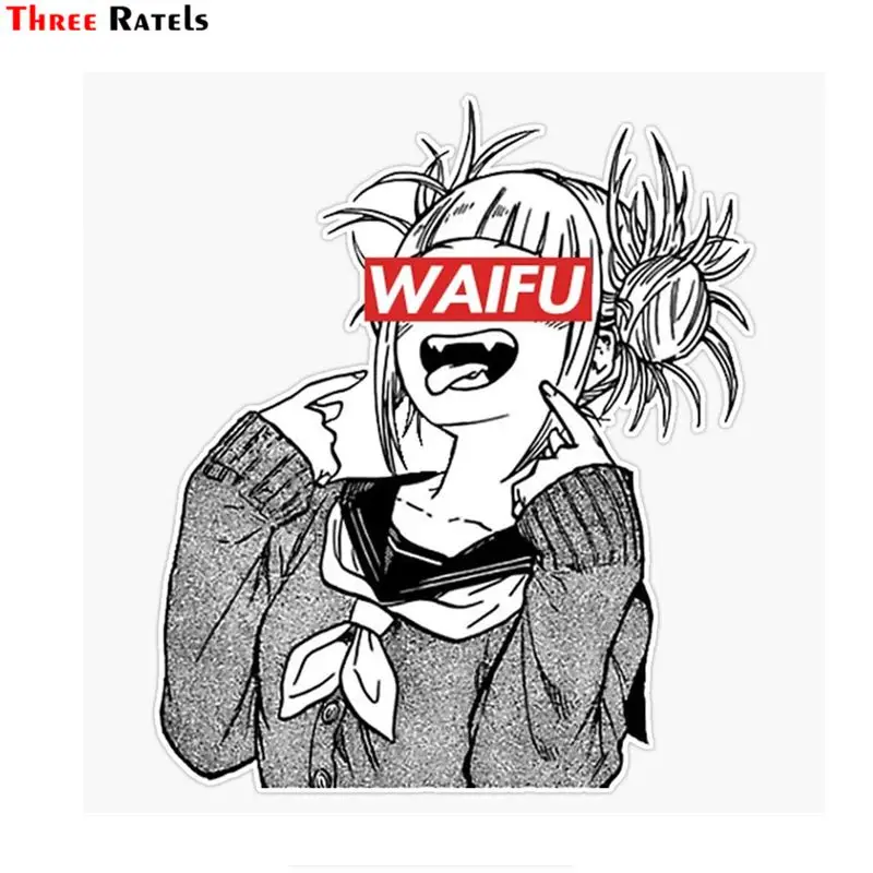 Водонепроницаемая виниловая наклейка Three Ratels FC442-B химико Тога Waifu для
