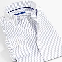 Smart Five, нарядные рубашки, полосатые мужские рубашки, 5xl, хлопок, длинный рукав, официальные рубашки для мужчин, для офиса, бизнеса, camisa masculina