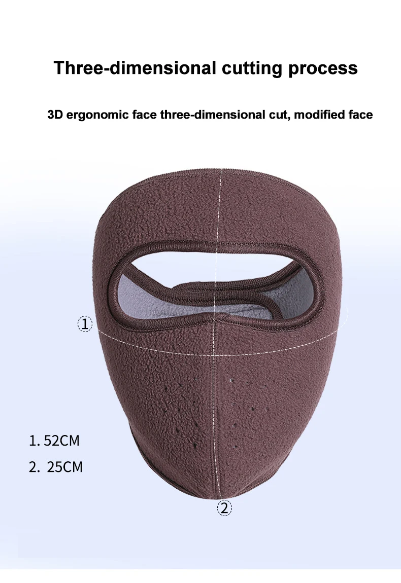 Зимняя теплая маска для лица мотоциклетная маска для верховой езды Лыжная маска для сноуборда полулицевая маска 2 в 1 Балаклава маски для женщин и мужчин