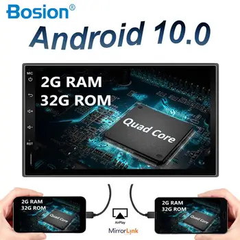 

2 Din Android 10.0 Car Radio Stereo Audio Universal Autoradio GPS Navigation Free Camera Map AUX RDS Quad Core 2G RAM+32G ROM