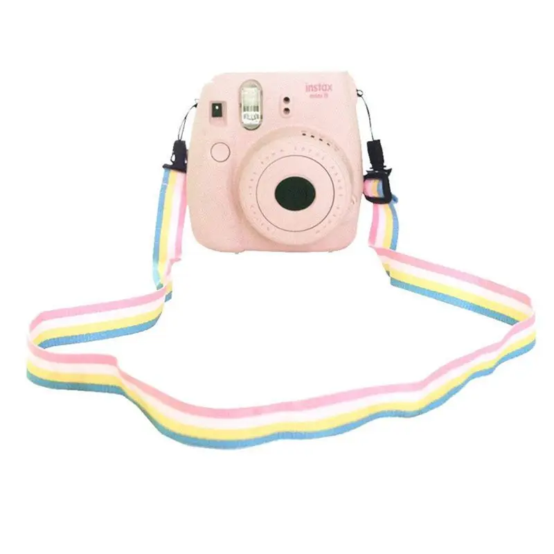 Ремешок на шею, через плечо ремень ремешок для мгновенной печати Polaroid Fujifilm Fuji Film Instax Mini 90 70 50 25 фотоаппаратов моментальной печати 7S 9 8 8 моментальной печати Камера