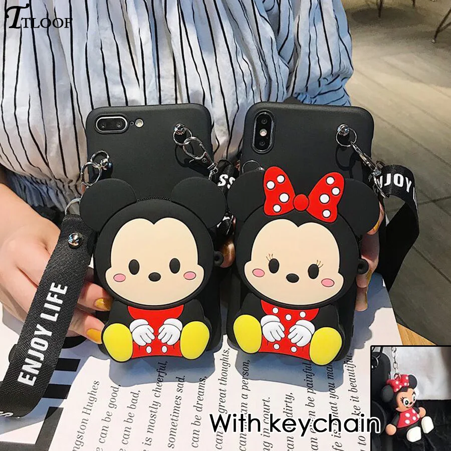Huawei P Smart Z чехол 3D милый мультяшный кошелек на молнии чехол для телефона для huawei P Smart Plus Psmart силиконовый чехол