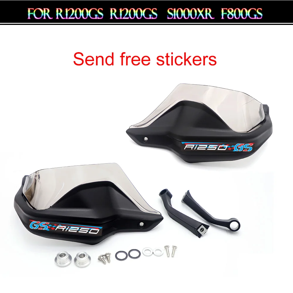Motorcycle For BMW R1250GS R1250 R 1250 GS GSA Adventure Handle Grip Hand Shield Guard Protector Windshield Handguard stickers 2019 2020 for bmw r1250gs r1250 r 1250 gs gsa adv hp adventure handle grip hand guard protector windshield handguard shield