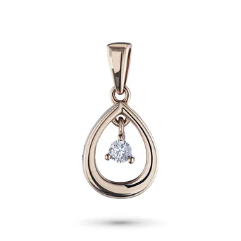 

Suspension of red gold diamond e0201pd08173400