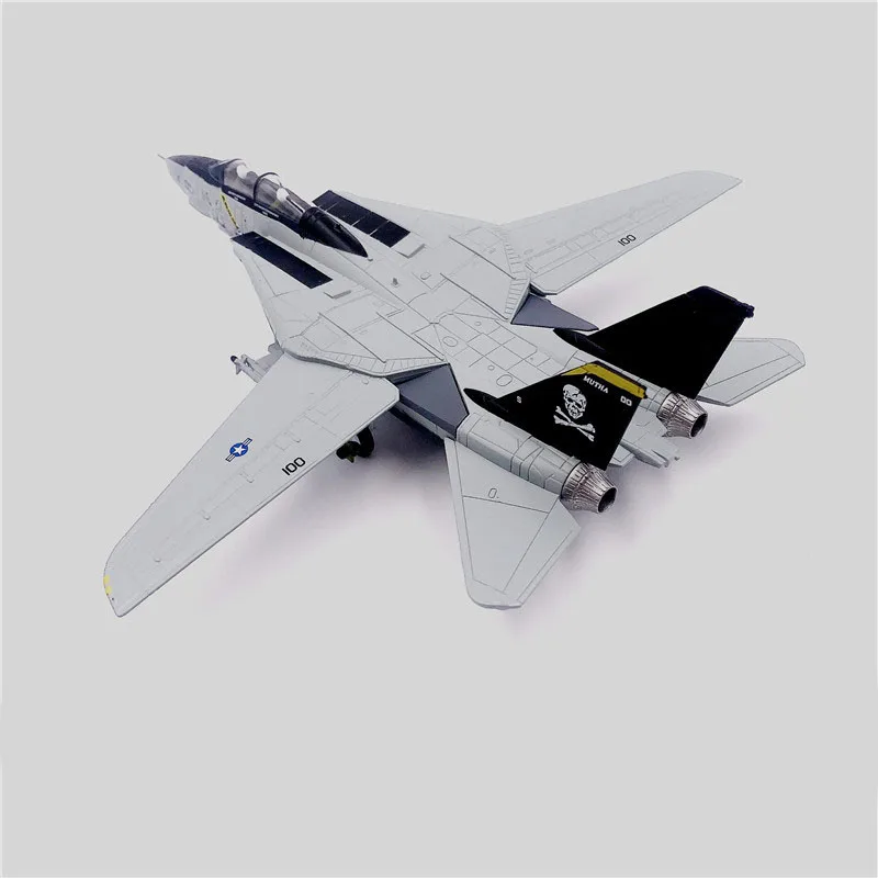 1/100 военная модель игрушки F14 Tomcat F-14A/B боец литой металлический самолет модель игрушка для коллекции подарок