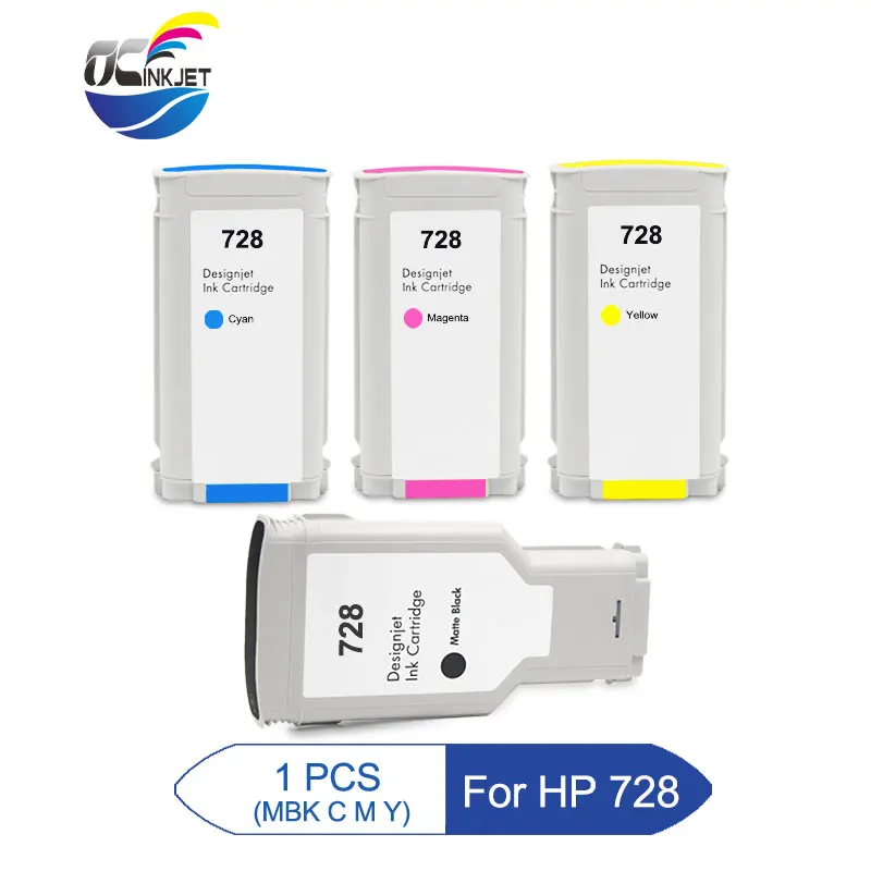 Восстановленный картридж с чернилами для принтера HP DesignJet T730 T830 300 мл./шт. 728 |