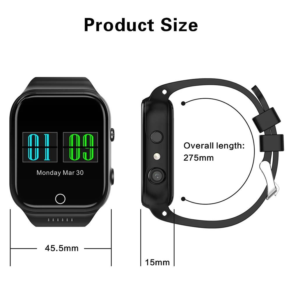 2020 Smart Watch X89 MTK6580 Android 5.1Dual Core