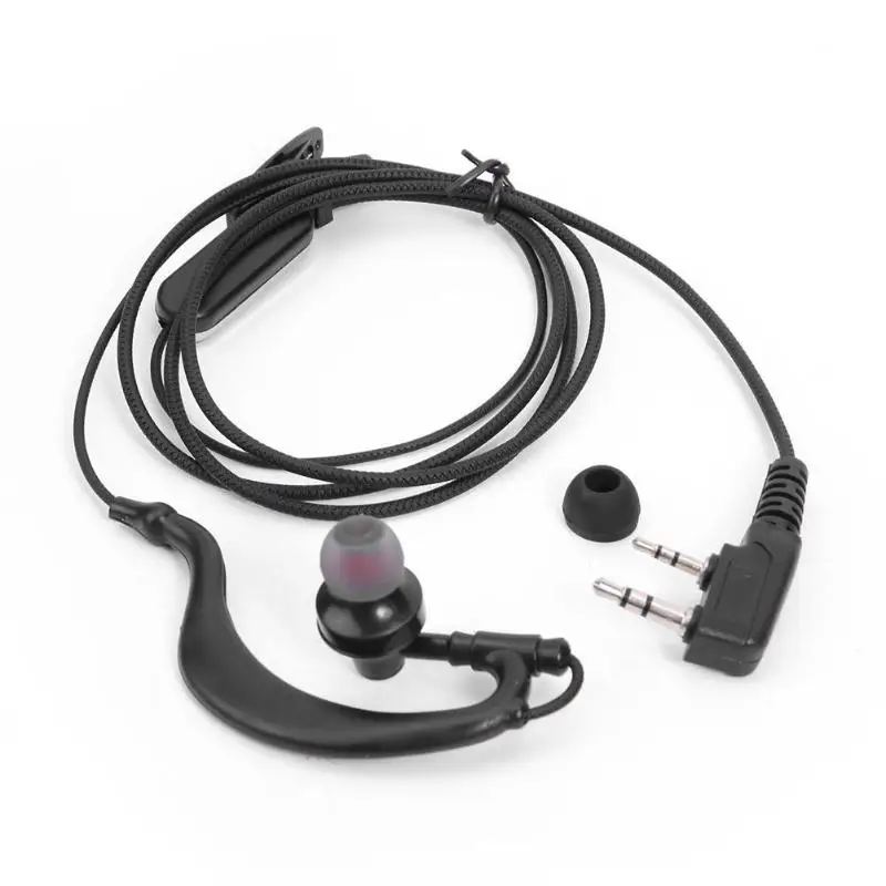 G форма 2 Pin PPT Mic K Тип наушник гарнитура анти шум наушники для Kenwood поддержка левое или правое ухо носить удобно