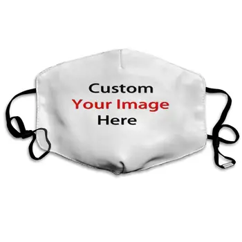 

Noisydesigns DIY Customized Face mask custom logo Dustproof Earloop Face Mouth Mask PM 2.5 Activated Carbon Filter Mask