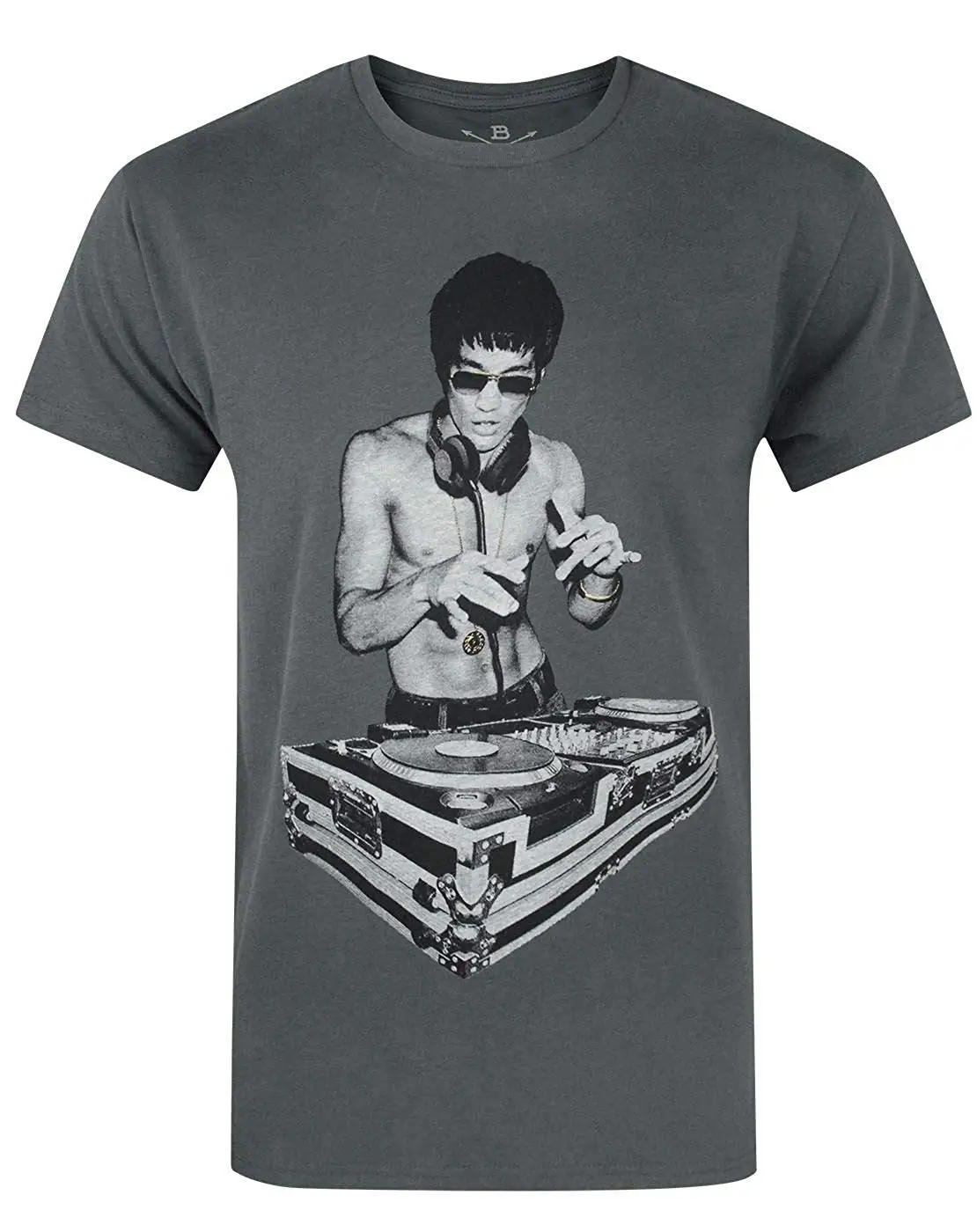 

Official Avengers Age Of Ultron Tony Stark Bruce Lee DJ Men's T-Shirt By BNA78