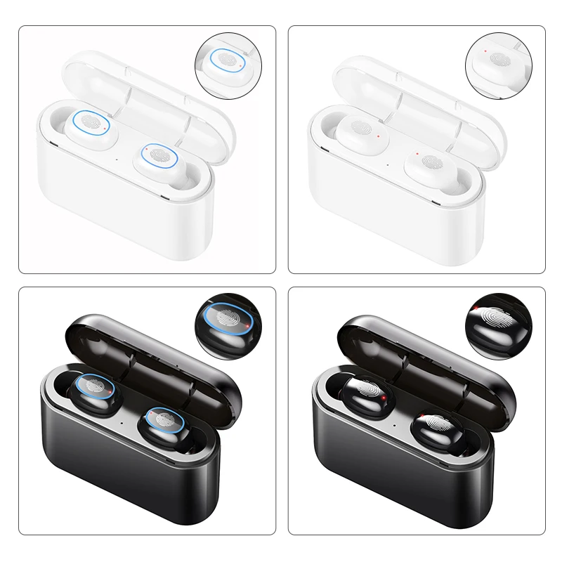TWS наушники беспроводные наушники Bluetooth наушники стерео гарнитура наушники для телефона с зарядным устройством Bluetooth наушники