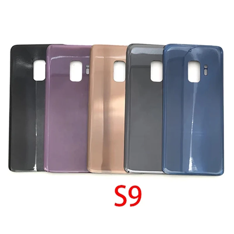 For S9 Plus Back Glass Rear Cover Housing Battery Door Replacement For SAMSUNG Galaxy S9 Plus S9+ G965 SM-G965F S9 G960 SM-960F