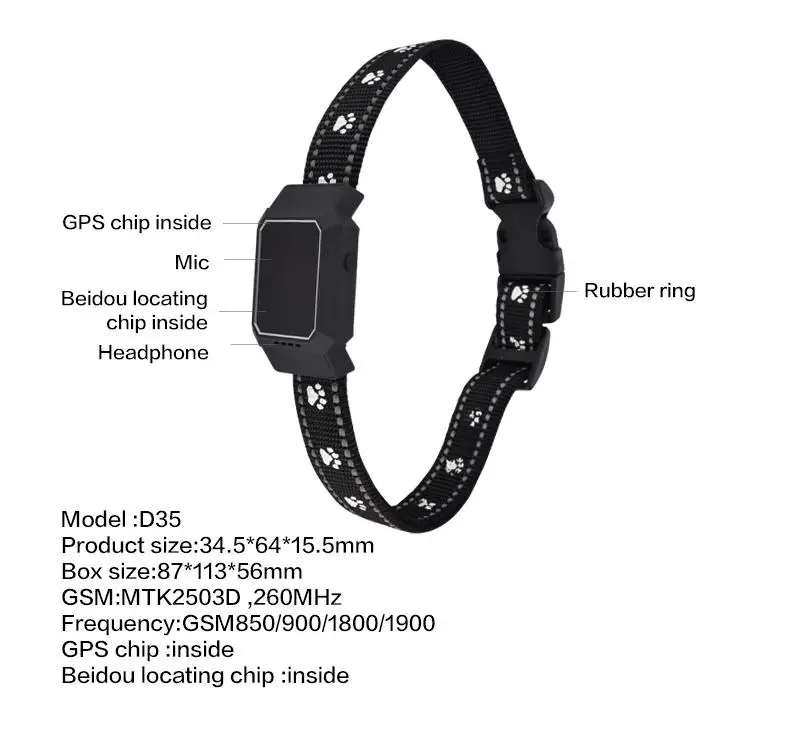 Ошейник для домашних животных GSM A gps Wifi LBS мини-светильник gps трекер для домашних животных собак кошек крупного рогатого скота овец отслеживающий локатор