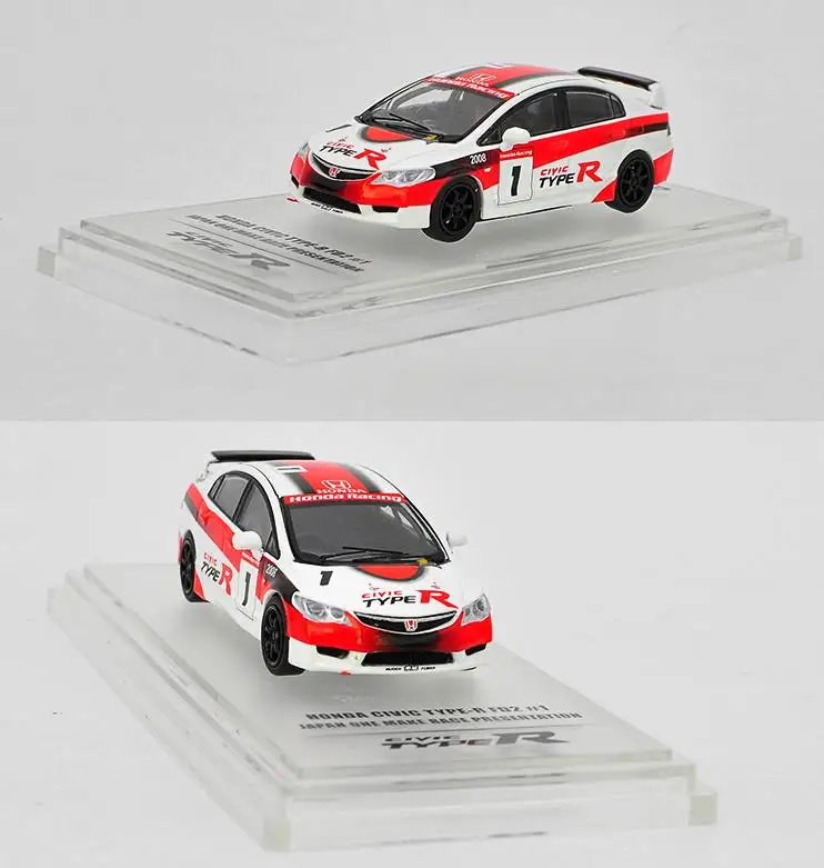 1: 64 Honda Civic FD2 модель автомобиля из сплава, изысканный подарок, Коллекционная модель автомобиля, литая металлическая модель игрушечного