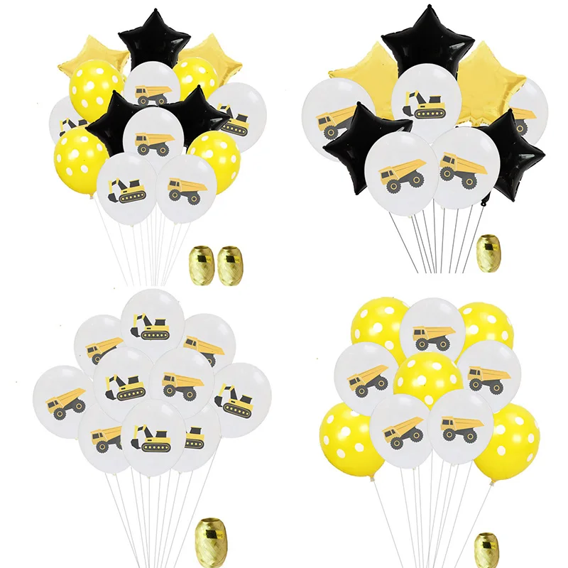 

Kids Toys Latex 1 Set 12 Inch Digger Balloons Children Gift Birthday Party Decoration Round Wedding Party Supplies