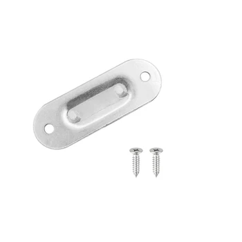 

1 Piece 89mm Pad Eye Plate With 4 Pieces Mounting Screws Side-mounted Cover Hinge For Bimini Tops