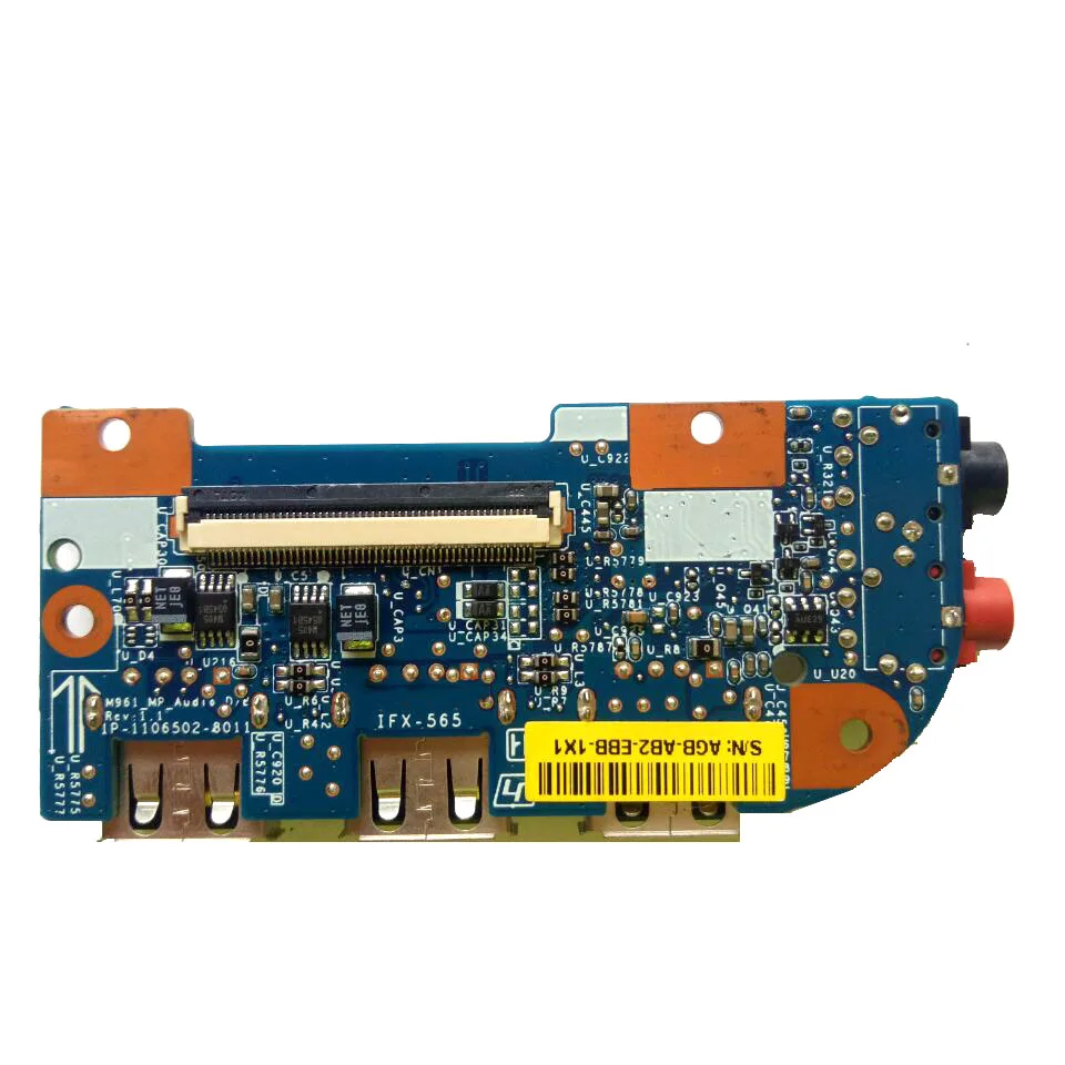 

Excellent Original For SONY VPCEB21 VPCEB24 VPCEB43 VPCEB USB Port Audio Board IFX-565 connectors free shipping