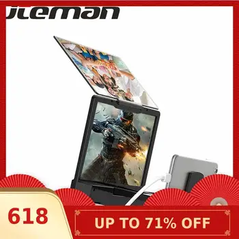 

8.5 inch Mobile Phone 3D Screen Video Magnifier Folding Curved Enlarged Smartphone Movie Amplifying Projector Stand Bracket