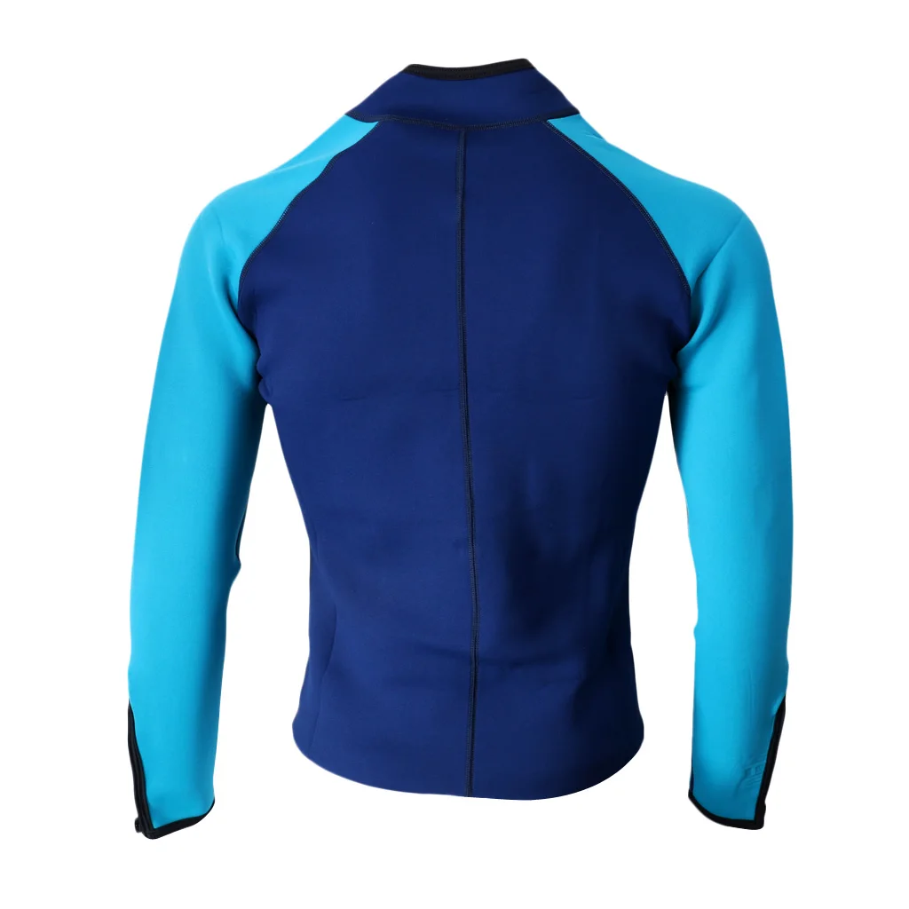 2mm Men Neoprene Scuba Diving Jacket Wetsuit UV Protect Swimsuit Swim Surf Top Scuba Diving Jacket Surfing Wetsuit